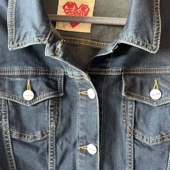 Slink new dark denim jacket - Picture 2 of 9